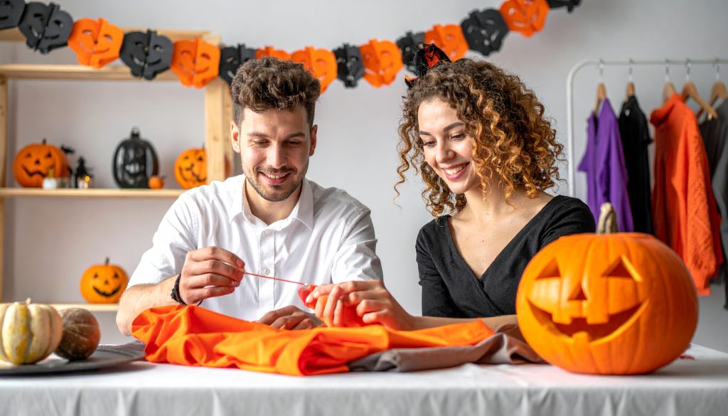 man and woman DIY Halloween
