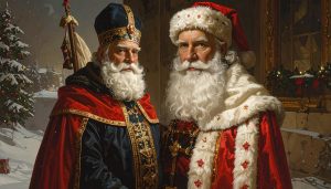 Saint Nicholas into the modern Santa Claus