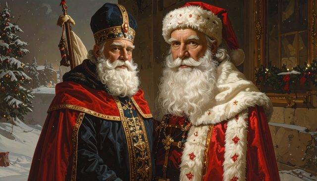 Saint Nicholas into the modern Santa Claus