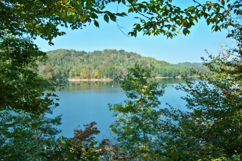 Lake in Lick Fork, Kentucky, USA