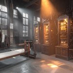 19th-century Jacquard loom